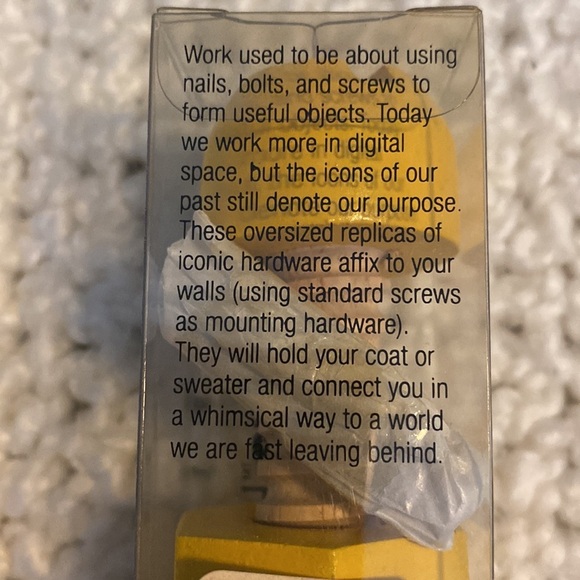 Design Ideas Decorative Hardware Hook Yellow - Picture 5 of 5